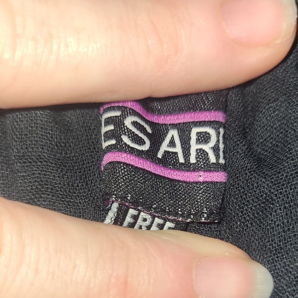 A-Line Skirt Calf Length Black Cream Mandella Print Boho Elastic Waist Pull On - Picture 7 of 9